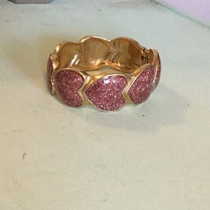 Betsey Johnson Heart Bangle